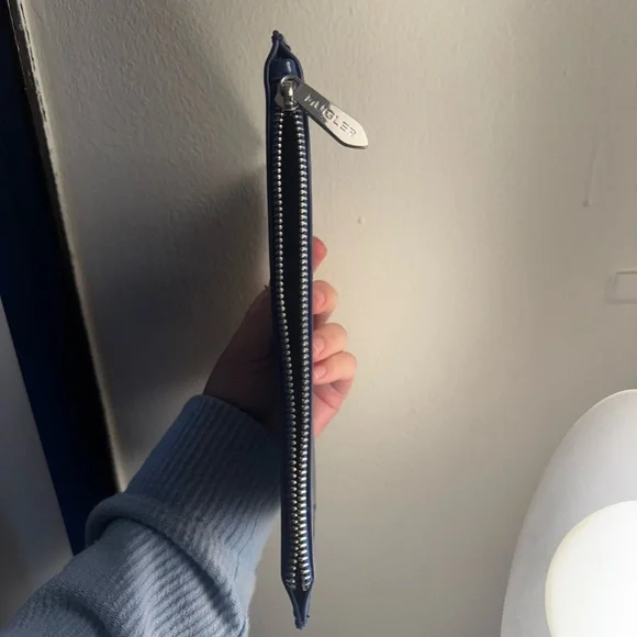 MUGLER Perfum Navy blue Cosmetic /Jewelry Zipper Pouch Bag by Mugler - Picture 3 of 5